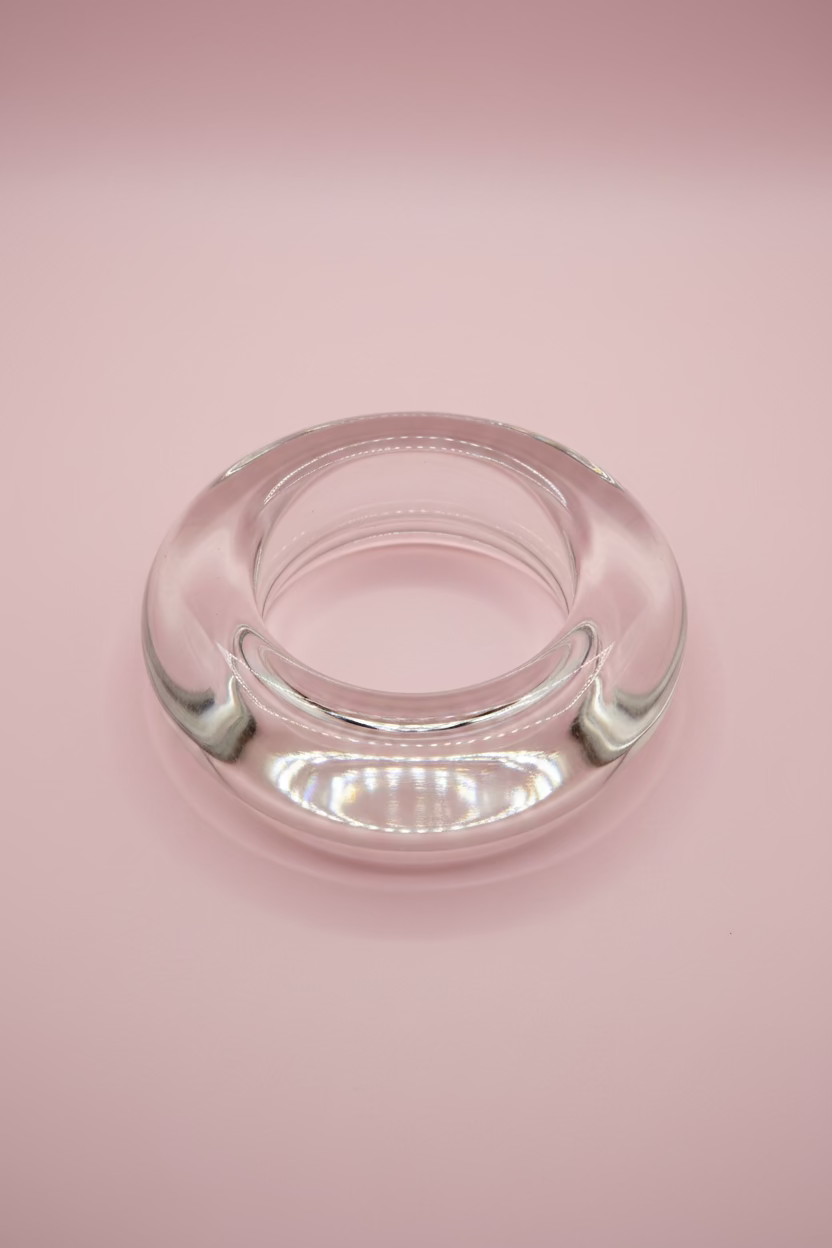 Vintage Patricia Von Musulin Modernist Lucite Chunky Bangle Bracelet