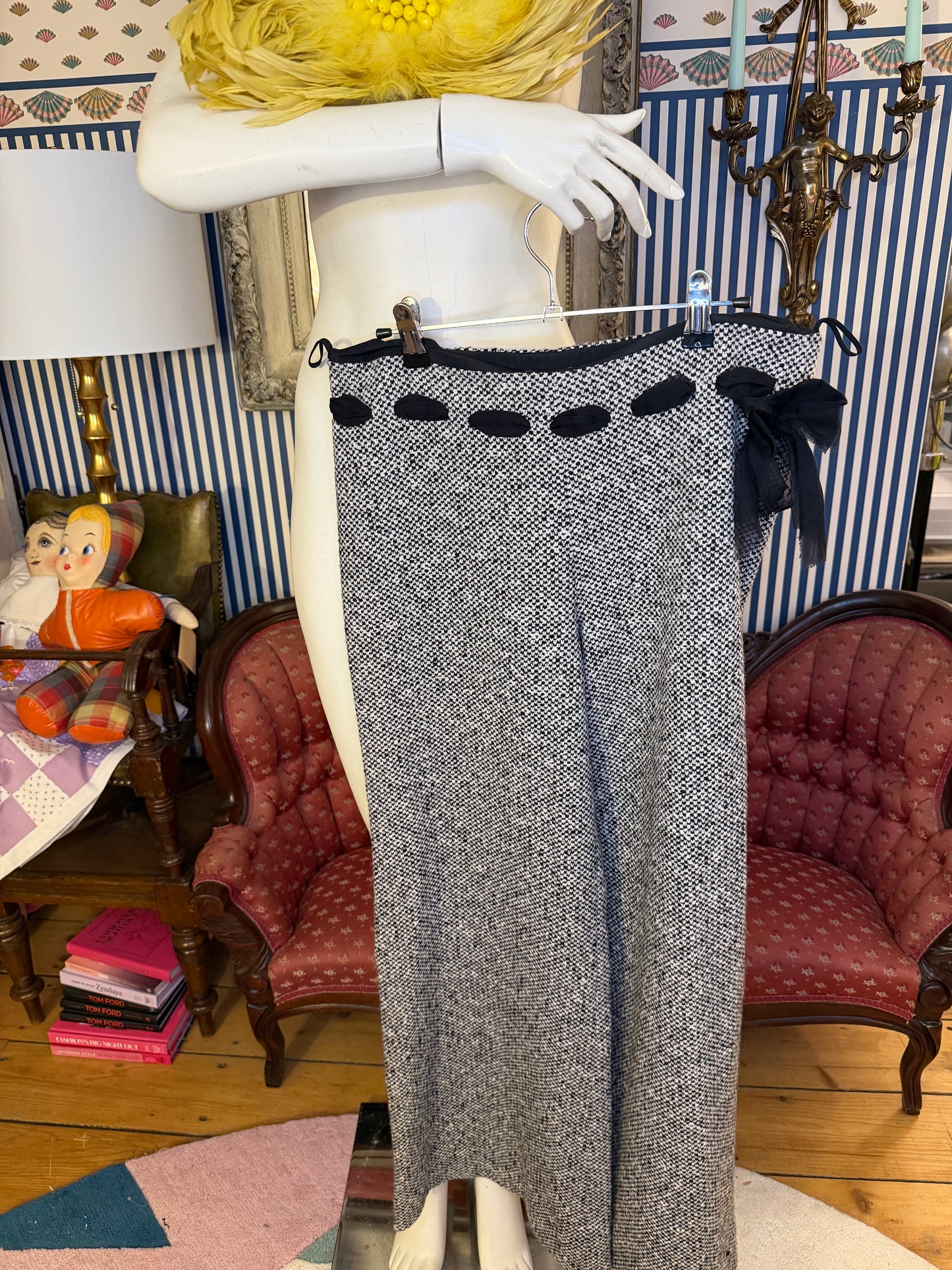 Iris Apfel's Vintage Cashmere Emanuel Ungaro Bow Pants