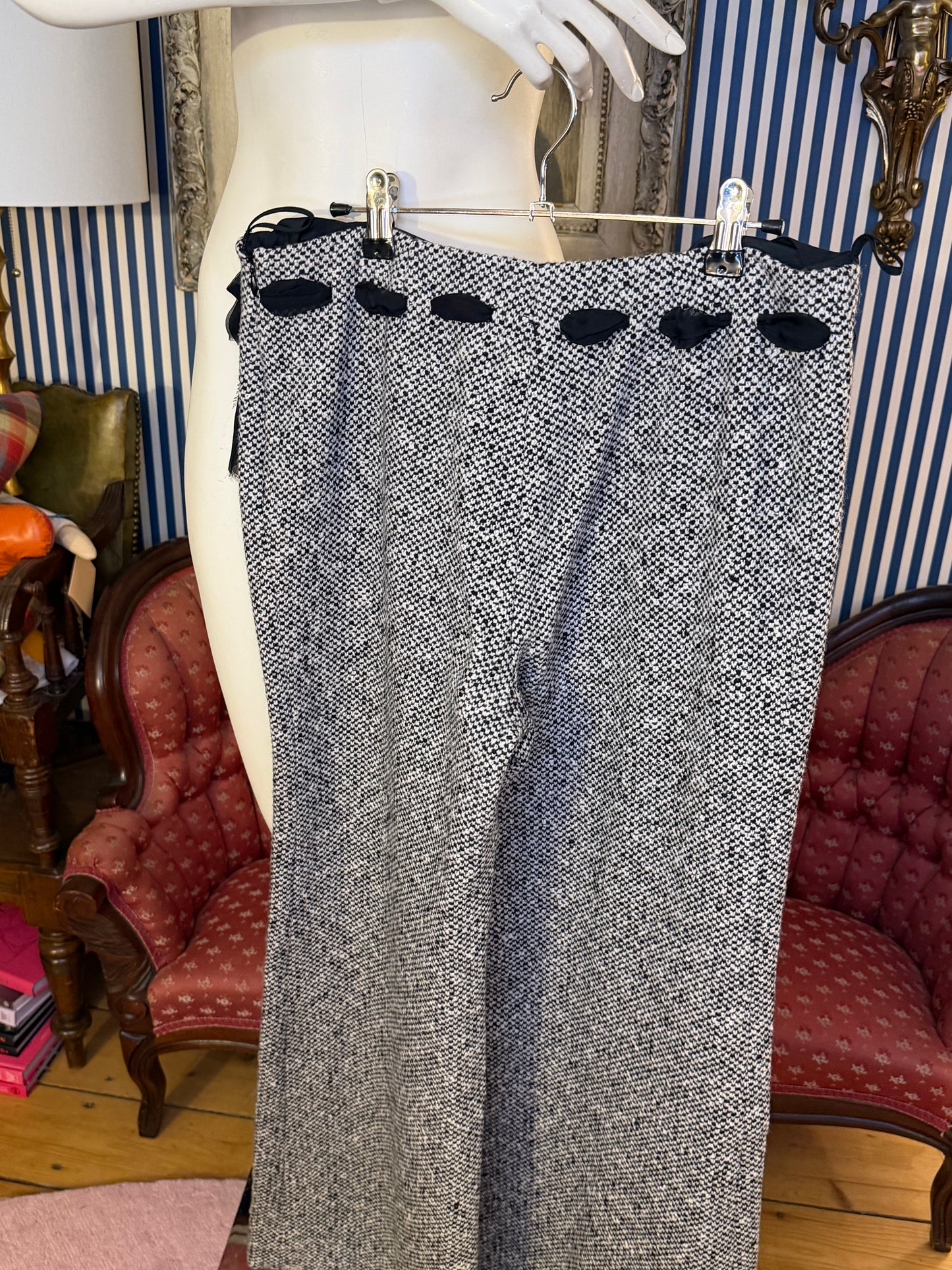 Iris Apfel's Vintage Cashmere Emanuel Ungaro Bow Pants