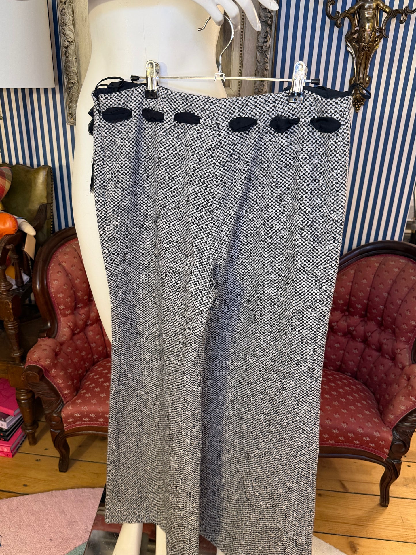 Iris Apfel's Vintage Cashmere Emanuel Ungaro Bow Pants