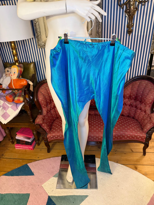 Iris Apfel's Vintage Silk Puck & Hans Funky Metallic Pants