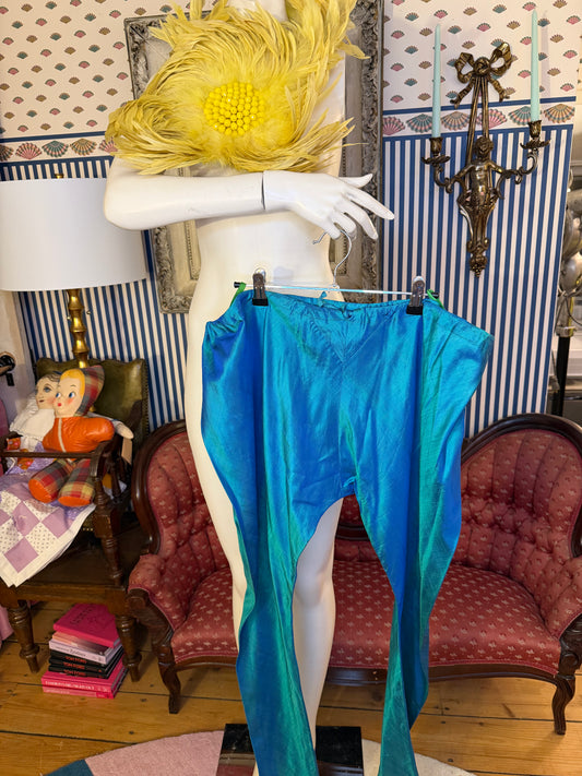 Iris Apfel's Vintage Silk Puck & Hans Funky Metallic Pants