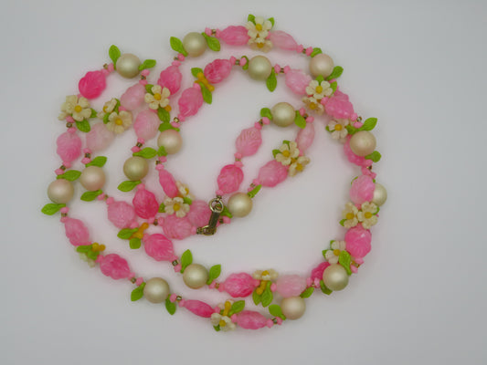 Vintage Flower Fairy Necklace