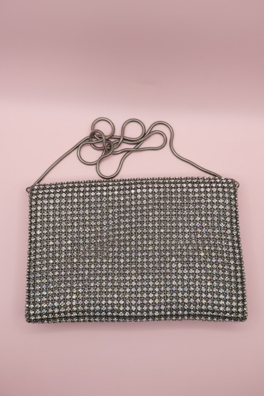 Vintage Maximalist Rhinestone Shoulder Bag