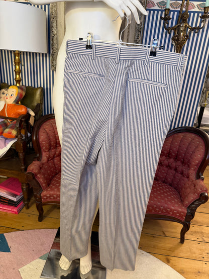 Iris Apfel's Vintage Tom Tailor Seersucker Pants