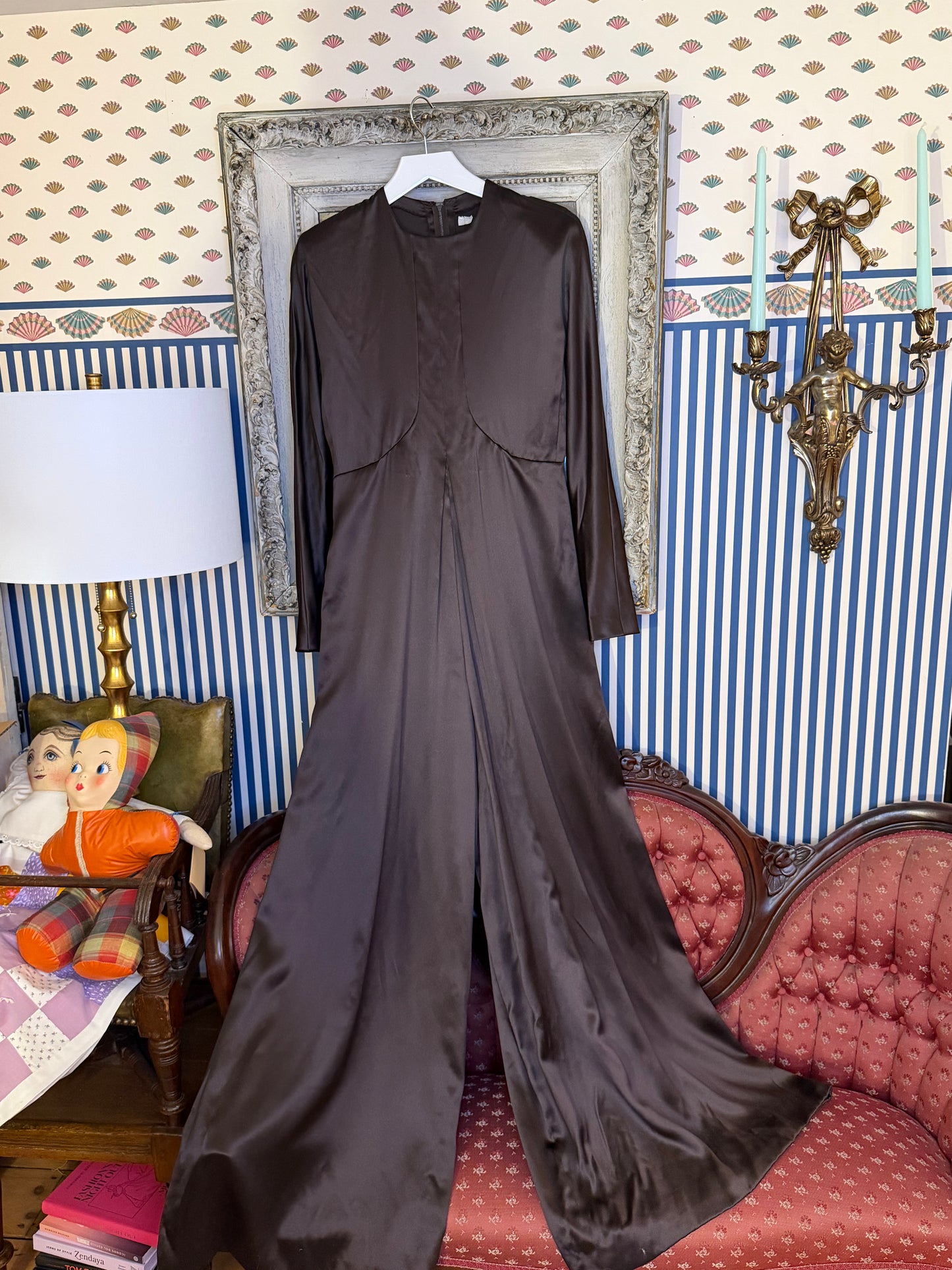 Iris Apfel's Vintage Nina Ricci Haute Couture Silk Jumpsuit - Met Museum Exhibition Piece