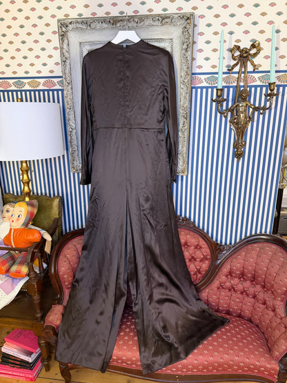 Iris Apfel's Vintage Nina Ricci Haute Couture Silk Jumpsuit - Met Museum Exhibition Piece