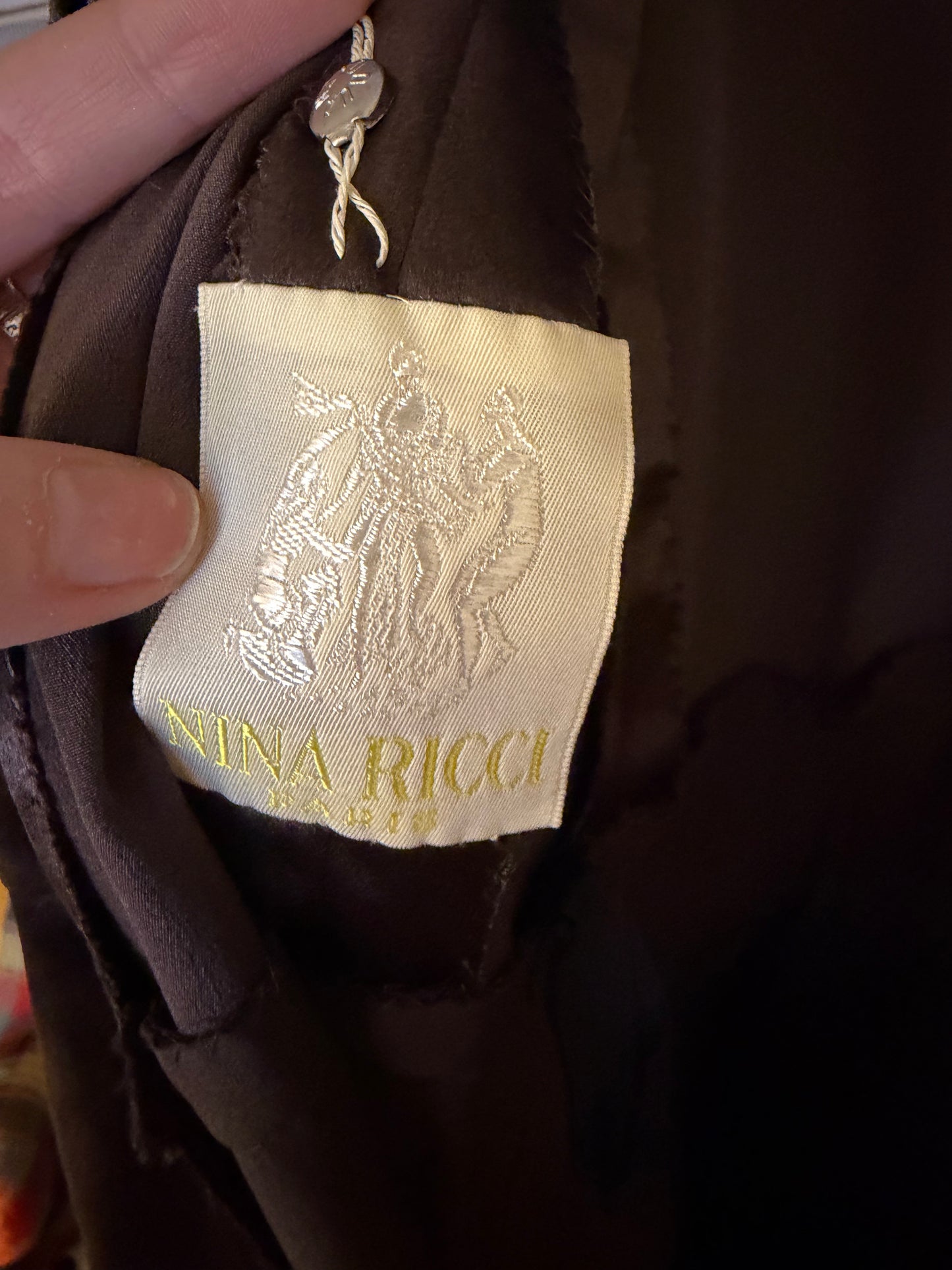 Iris Apfel's Vintage Nina Ricci Haute Couture Silk Jumpsuit - Met Museum Exhibition Piece