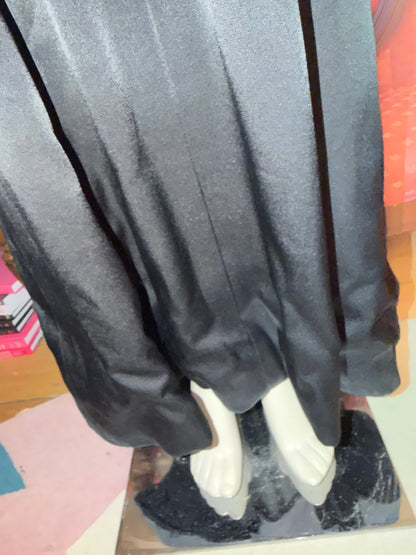 Iris Apfel's Vintage Nina Ricci Haute Couture Black Gown with Crystal Buttons