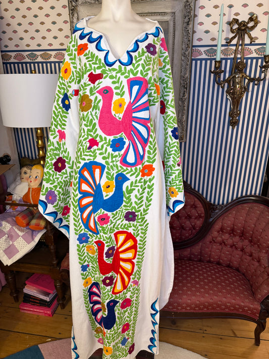 Iris Apfel's Vintage Nativa Mexican Embroidered Gown