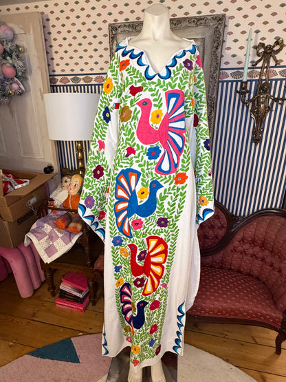 Iris Apfel's Vintage Nativa Mexican Embroidered Gown