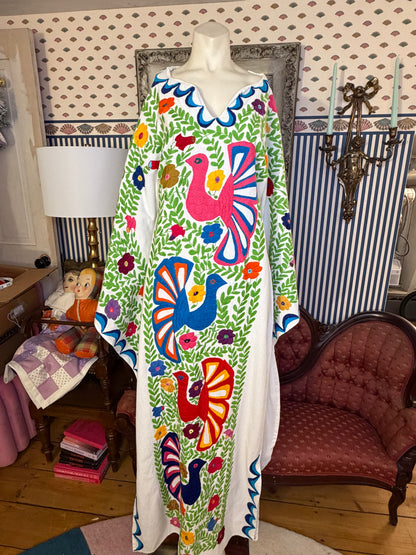 Iris Apfel's Vintage Nativa Mexican Embroidered Gown