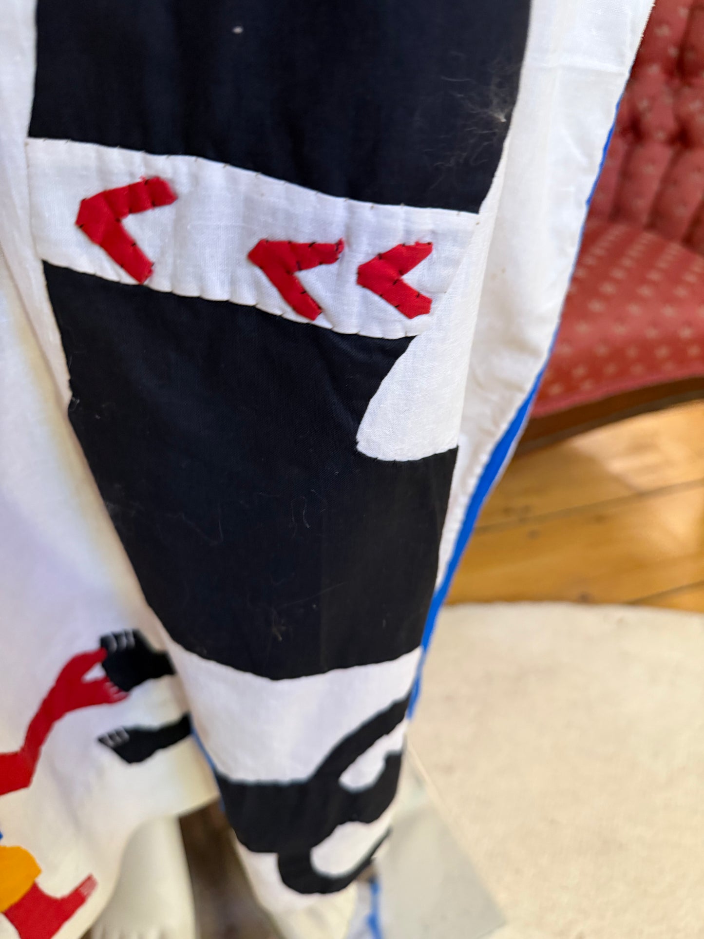 Iris Apfel's Documented Vintage One-of-a-Kind Patchwork Mexican Gown