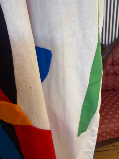 Iris Apfel's Documented Vintage One-of-a-Kind Patchwork Mexican Gown