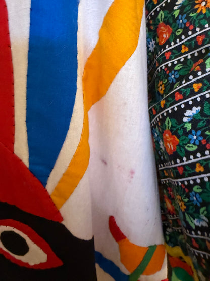 Iris Apfel's Documented Vintage One-of-a-Kind Patchwork Mexican Gown