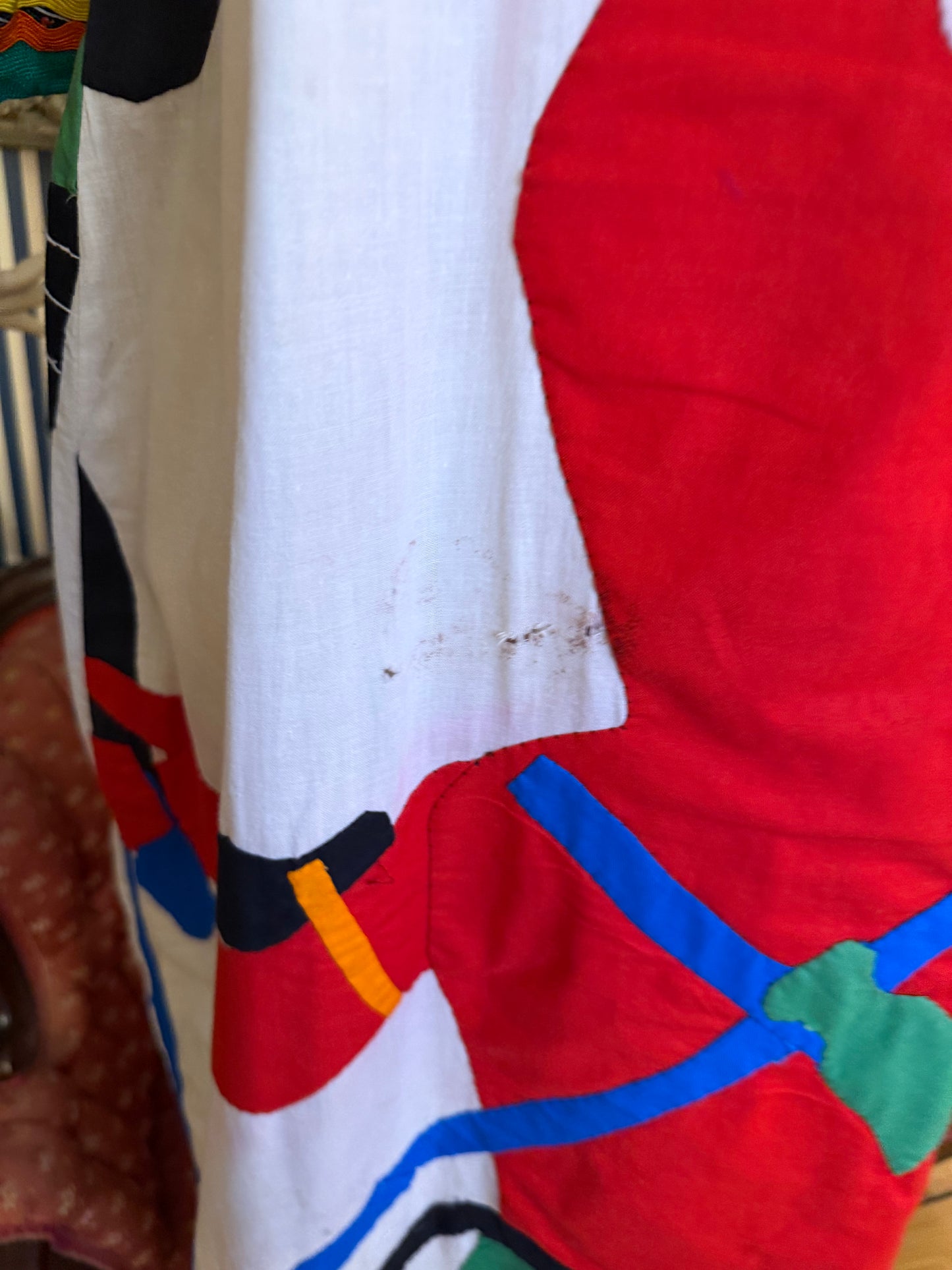 Iris Apfel's Documented Vintage One-of-a-Kind Patchwork Mexican Gown