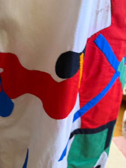 Iris Apfel's Documented Vintage One-of-a-Kind Patchwork Mexican Gown