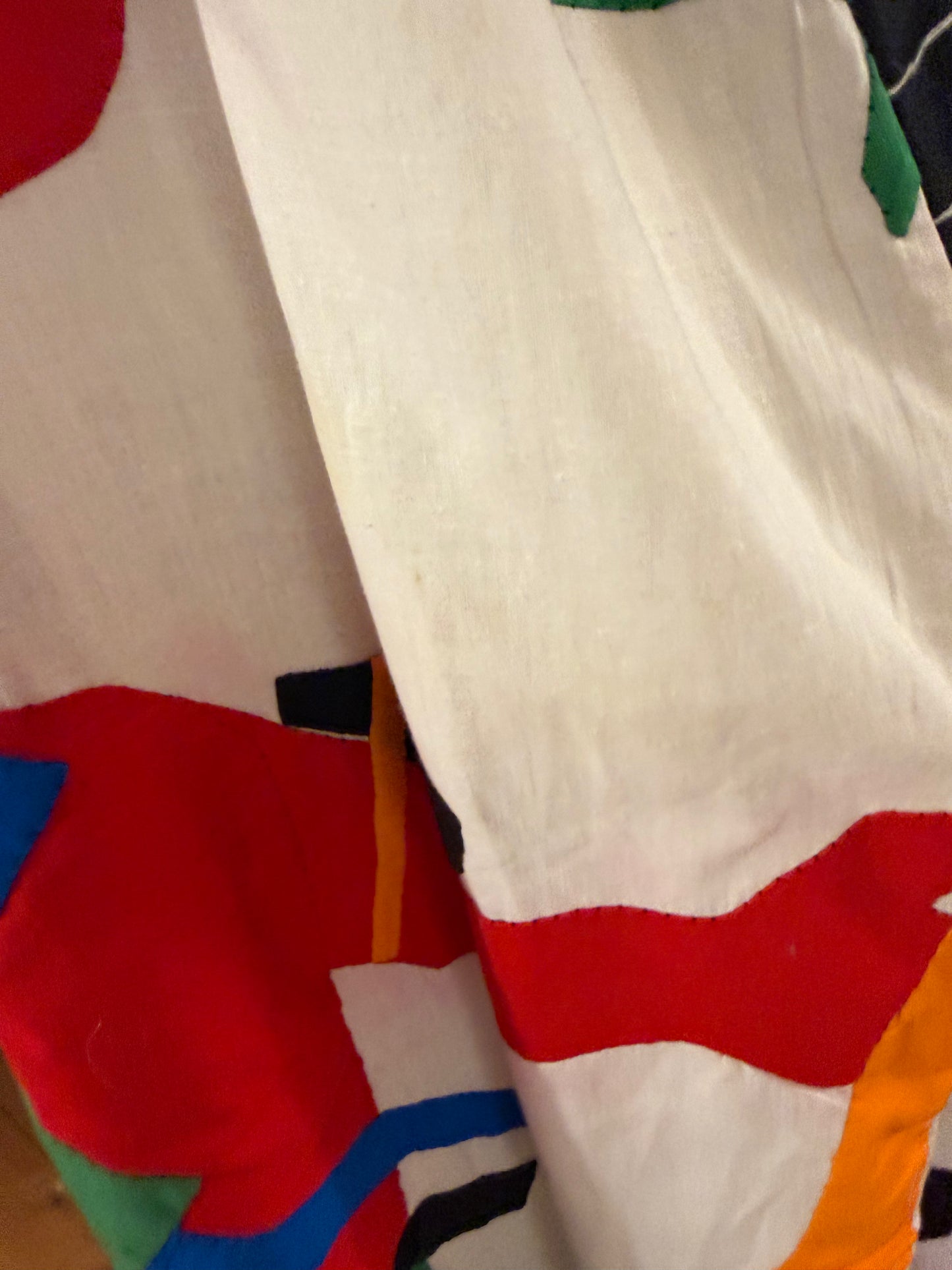 Iris Apfel's Documented Vintage One-of-a-Kind Patchwork Mexican Gown