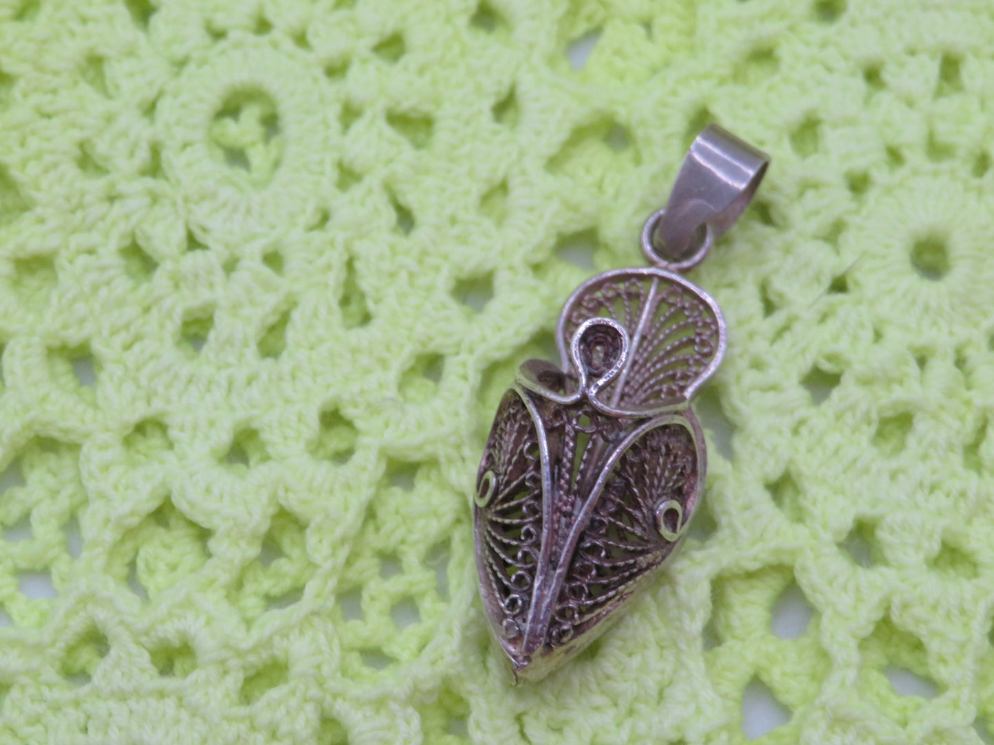 Vintage Sterling Silver French Moroccan Slipper Charm