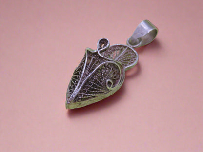 Vintage Sterling Silver French Moroccan Slipper Charm