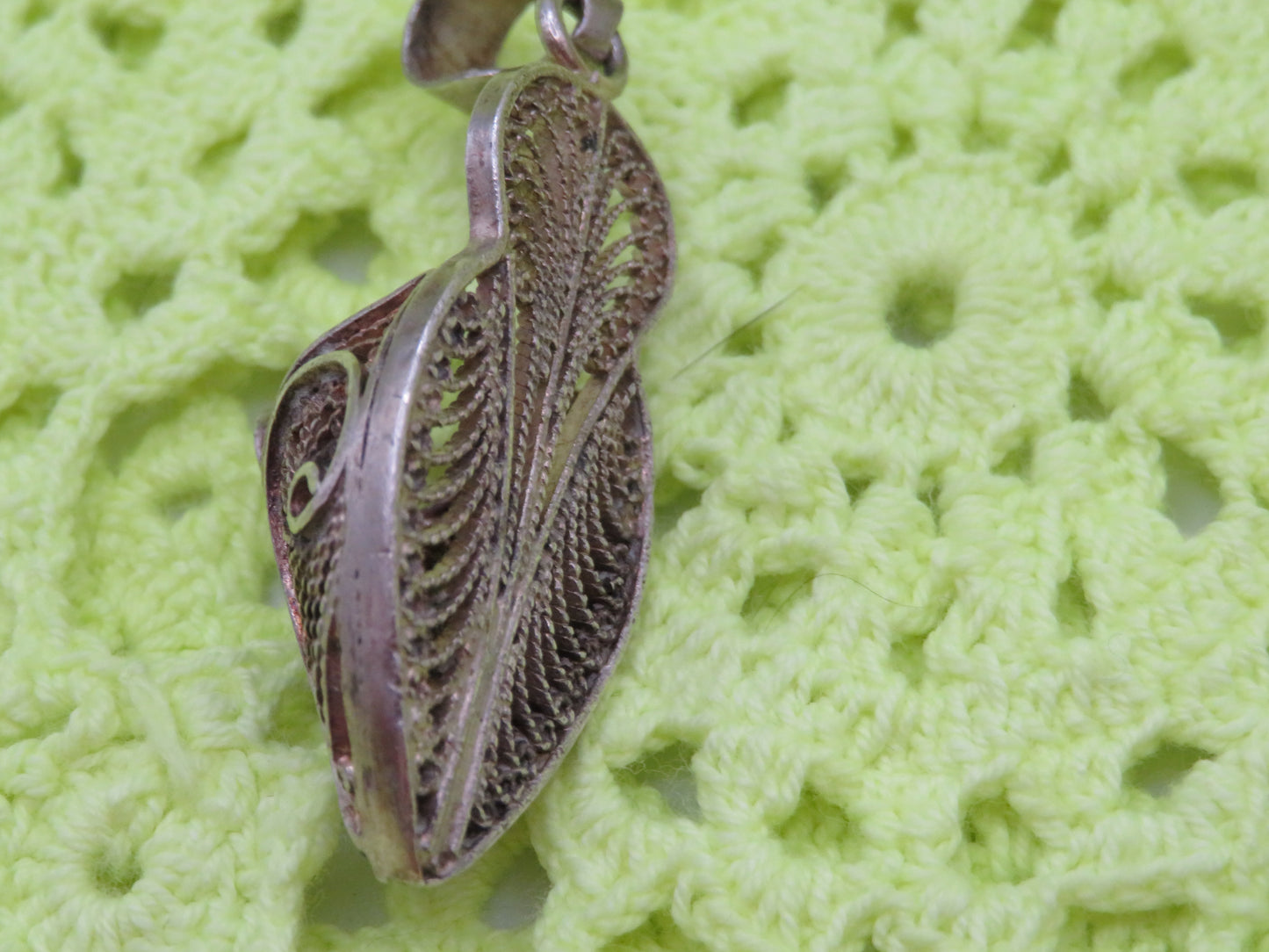 Vintage Sterling Silver French Moroccan Slipper Charm