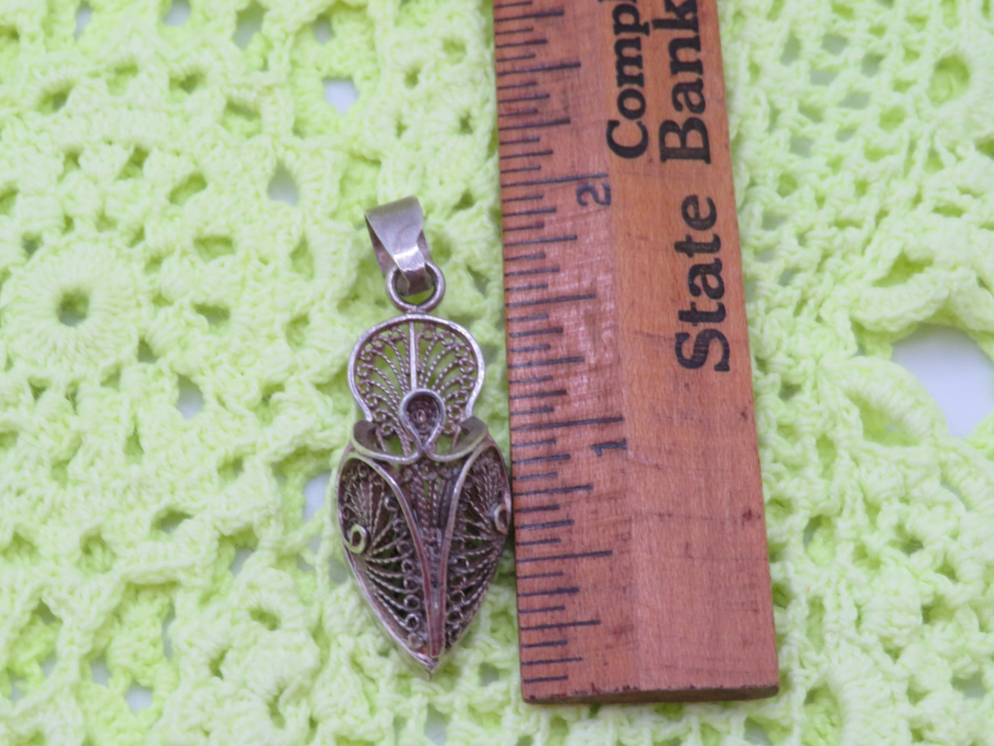 Vintage Sterling Silver French Moroccan Slipper Charm