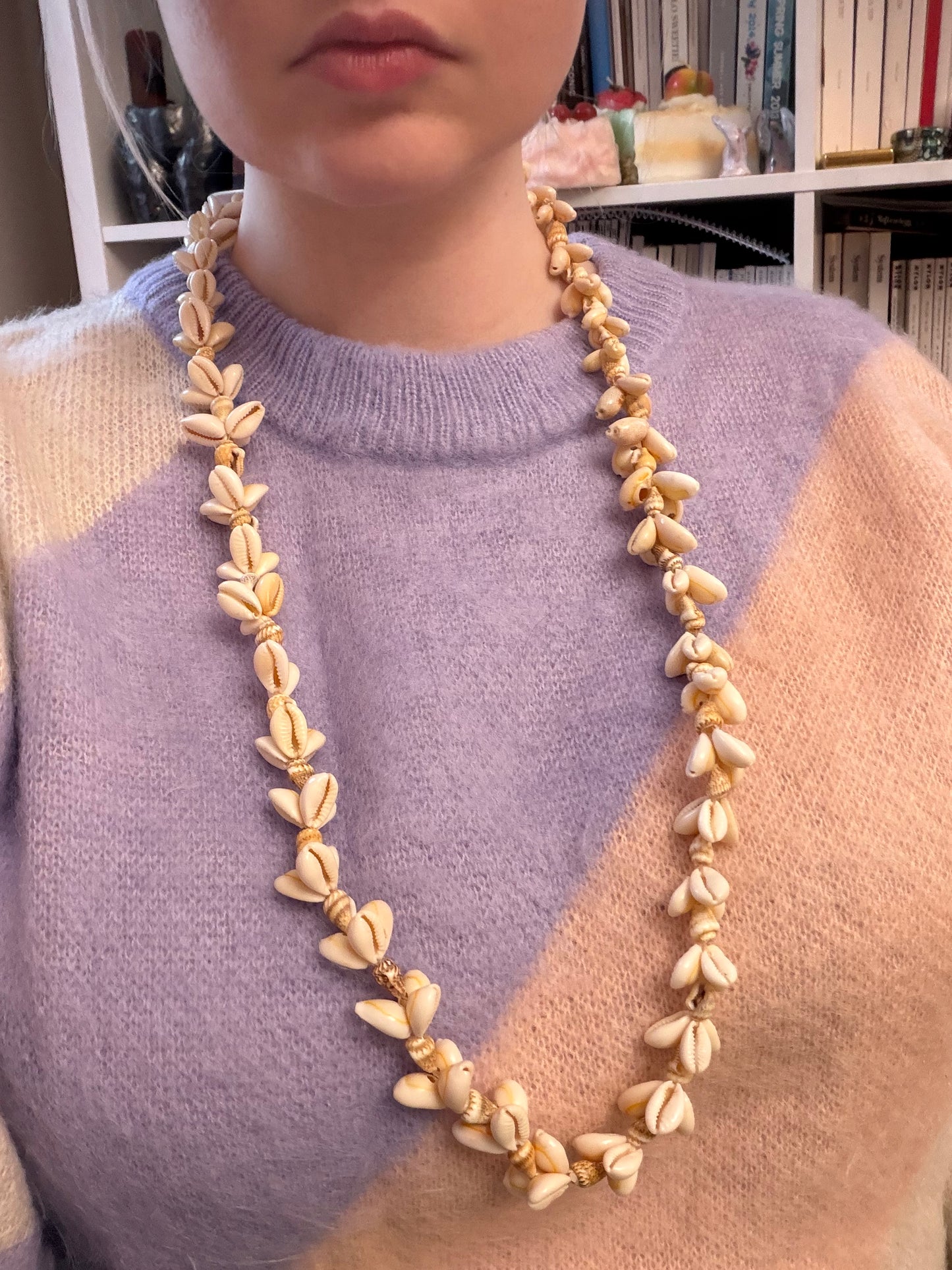 Iris Apfel's Vintage Lucky Cowrie Shell Necklace