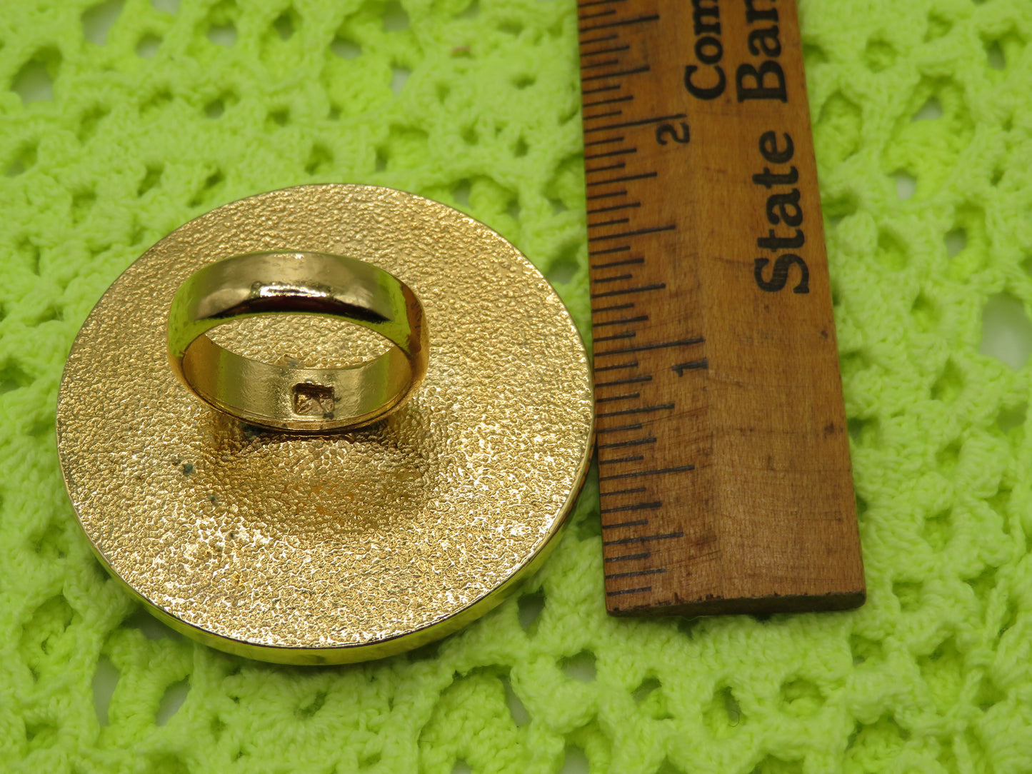 Vintage Huge Chunky Chocolate Cocktail Sparkle Ring