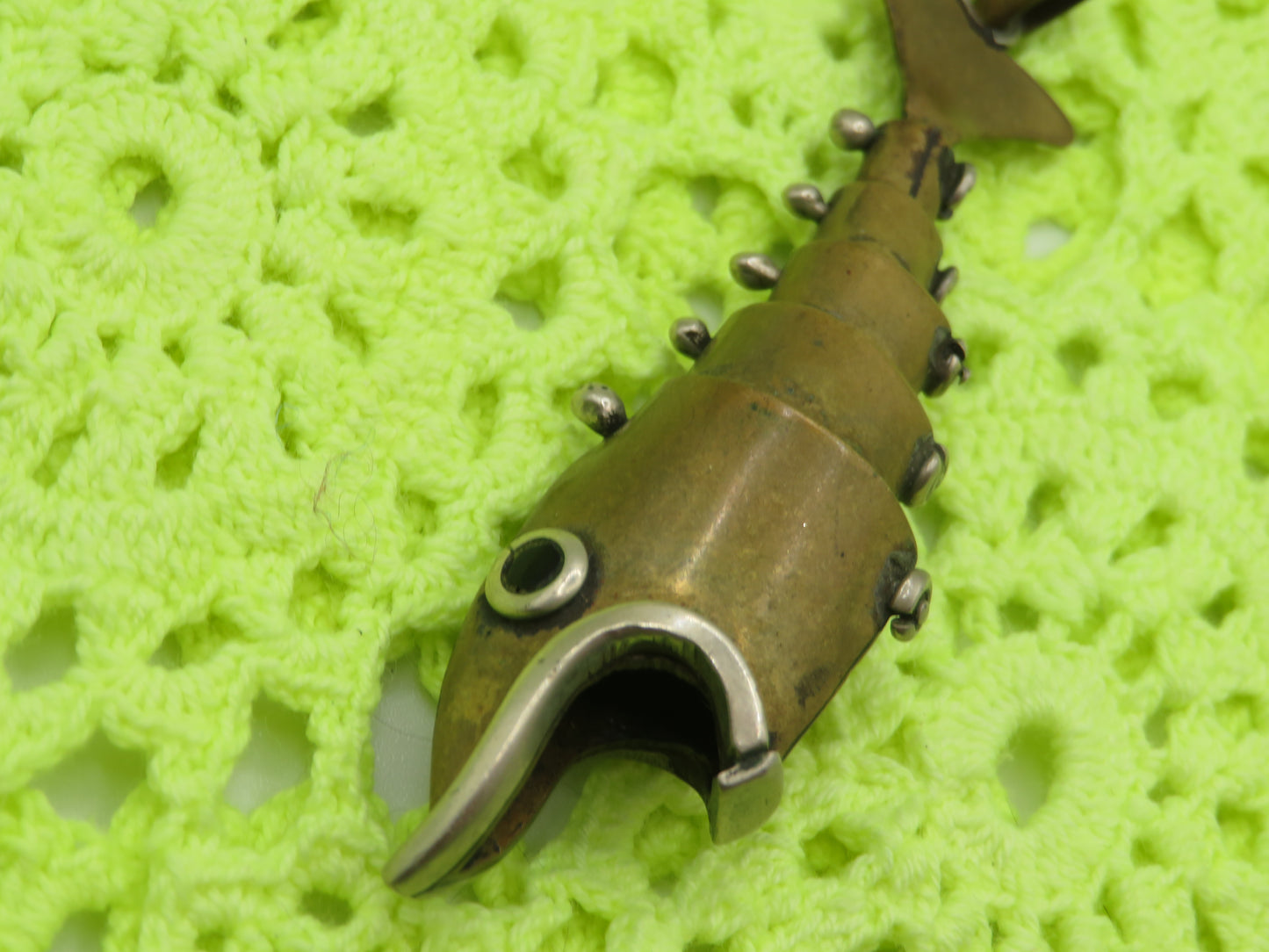 Iris Apfel's Antique Articulated Fish Charm