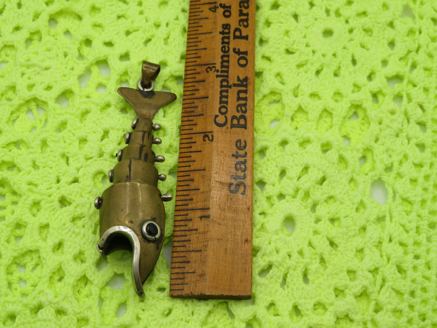 Iris Apfel's Antique Articulated Fish Charm