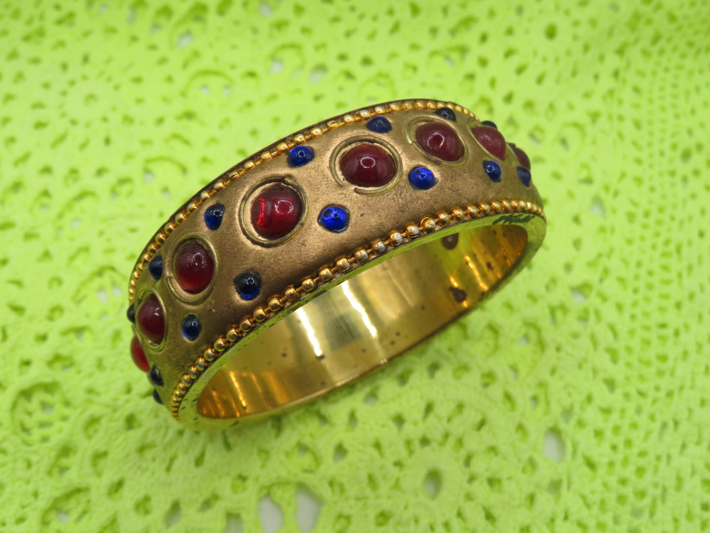 Iris Apfel's Vintage Cabochon Bracelet