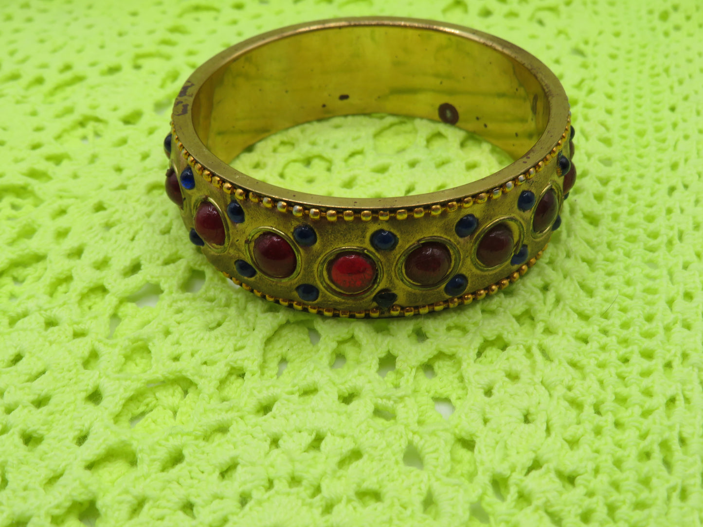 Iris Apfel's Vintage Cabochon Bracelet