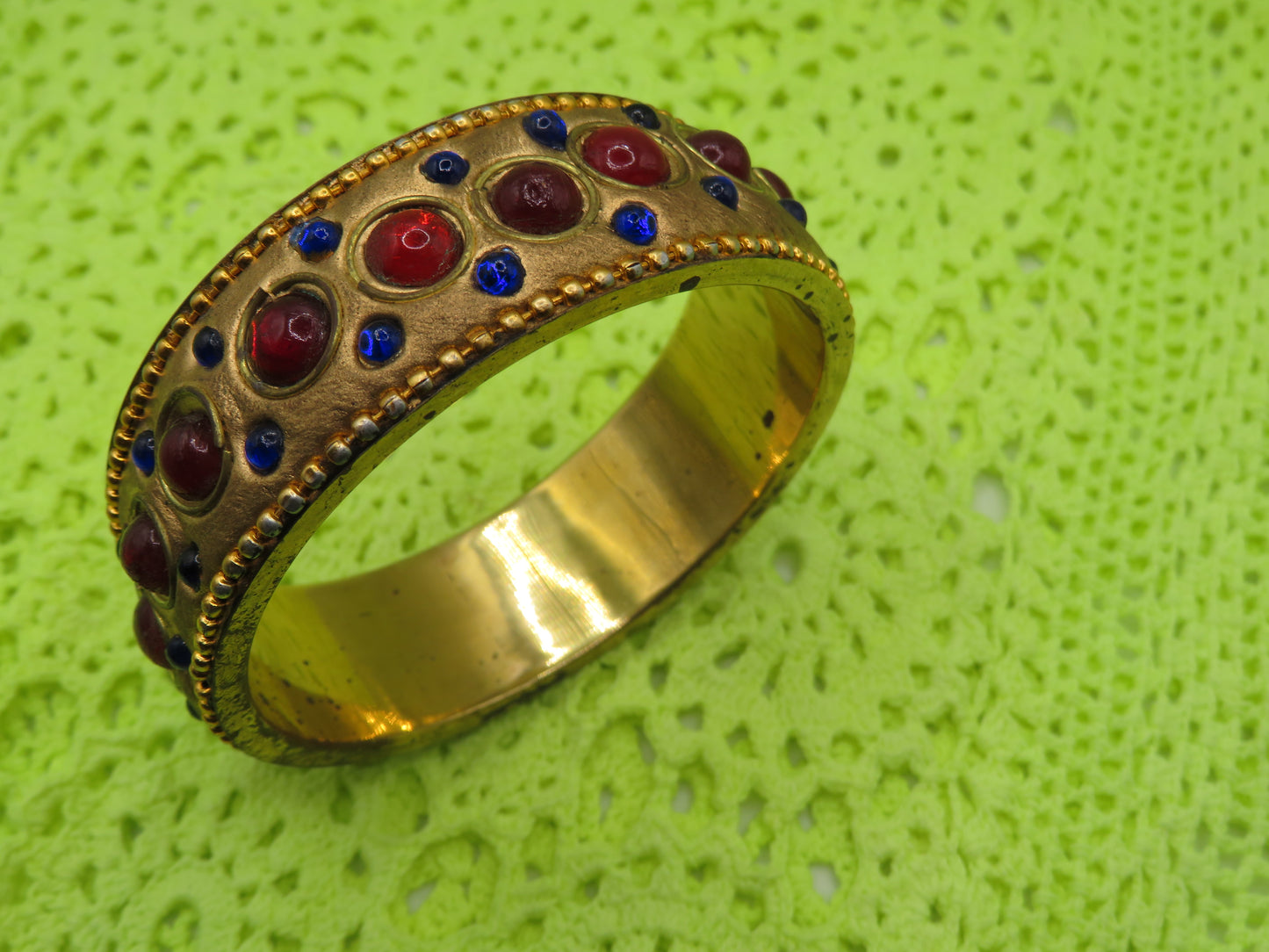 Iris Apfel's Vintage Cabochon Bracelet