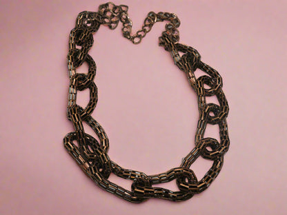 Vintage Huge Copper Supersized Link Necklace