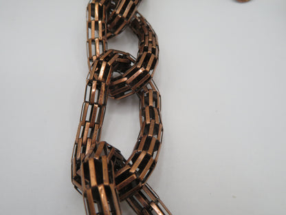 Vintage Huge Copper Supersized Link Necklace