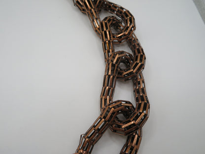 Vintage Huge Copper Supersized Link Necklace