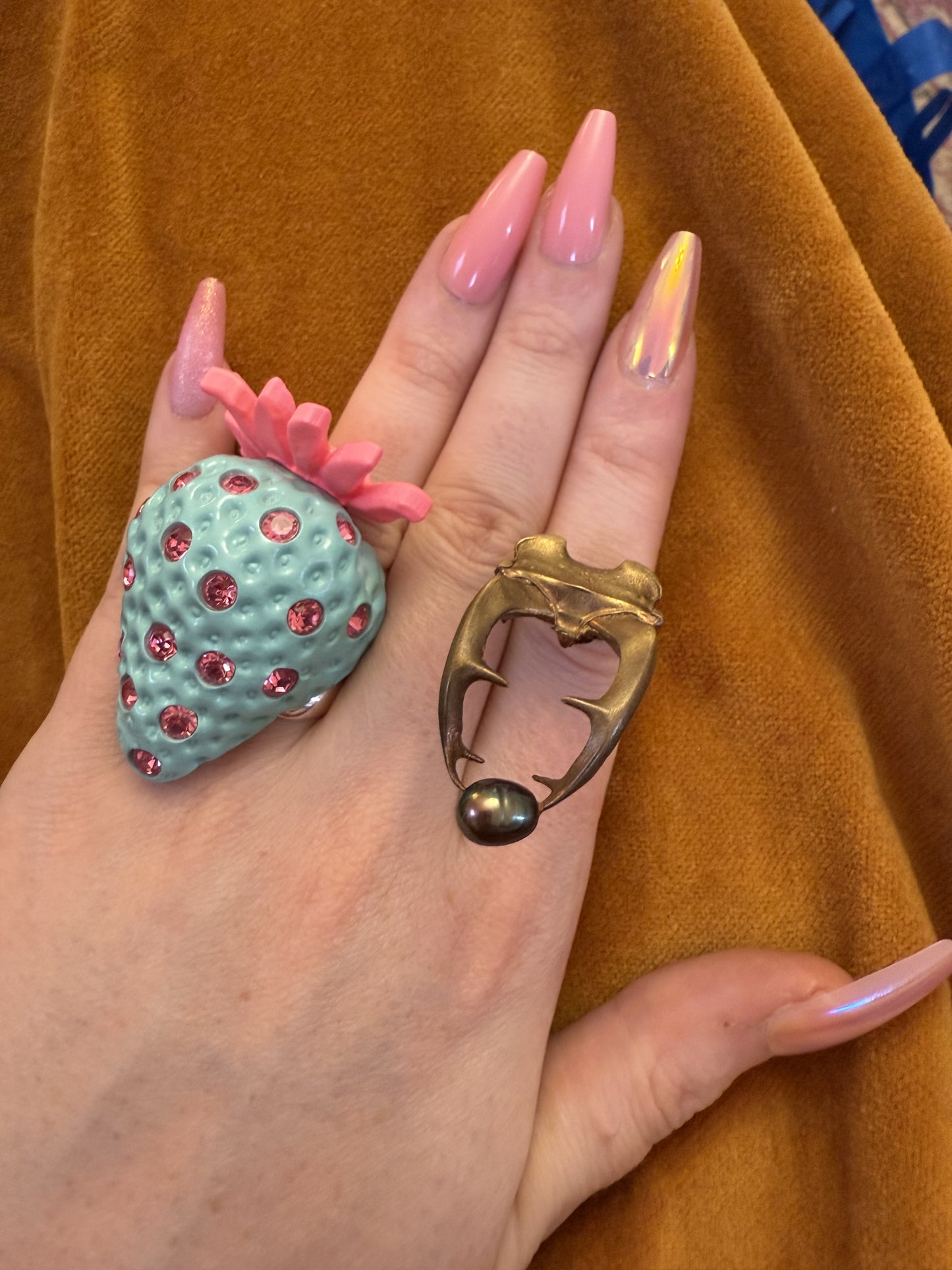 Vintage Stag Beetle Ring