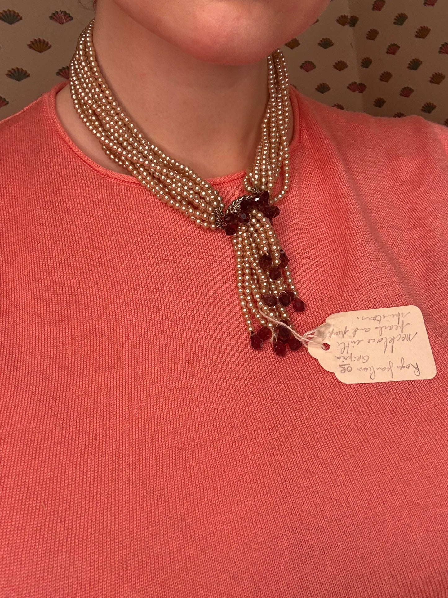 Iris Apfel's Vintage Roger Jean Pierre or Gripoix Pearl Necklace
