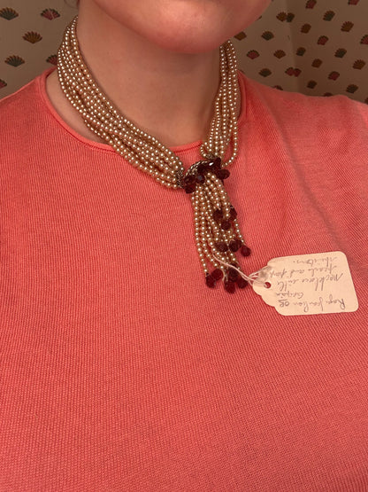 Iris Apfel's Vintage Roger Jean Pierre or Gripoix Pearl Necklace