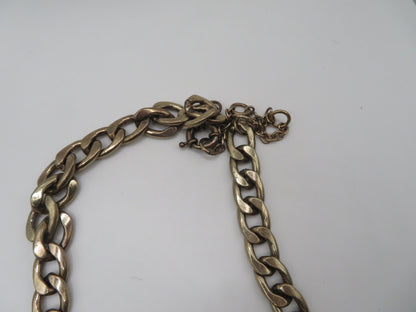 Vintage J. Crew Tortoiseshell Flower Statement Necklace