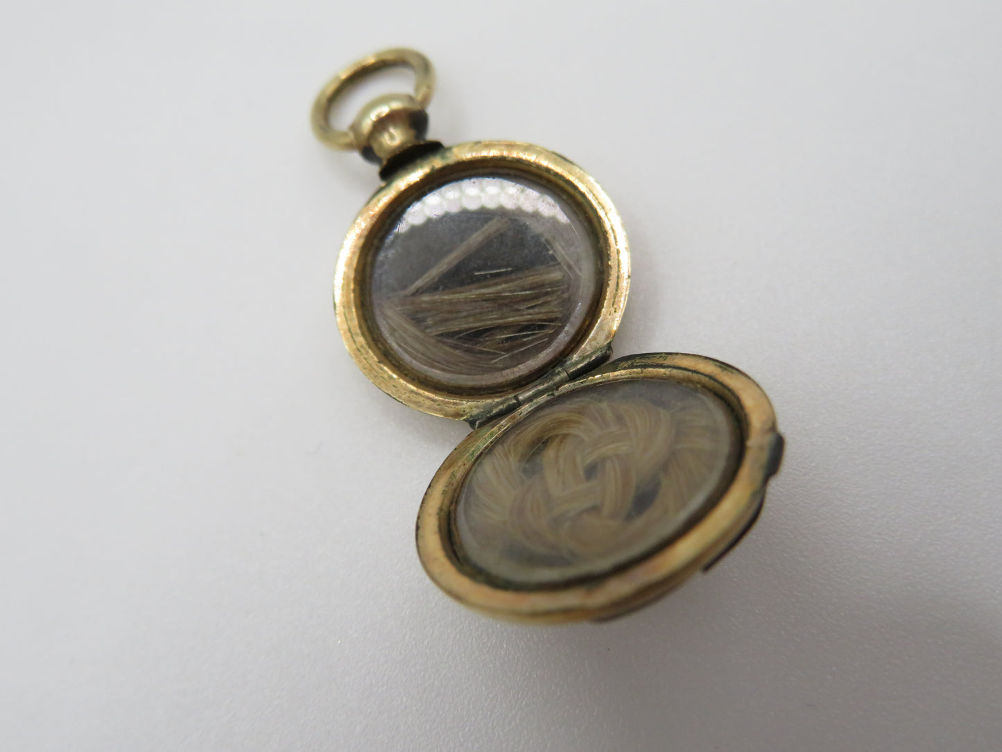Antique Victorian Gold Filled Baby Mourning Locket