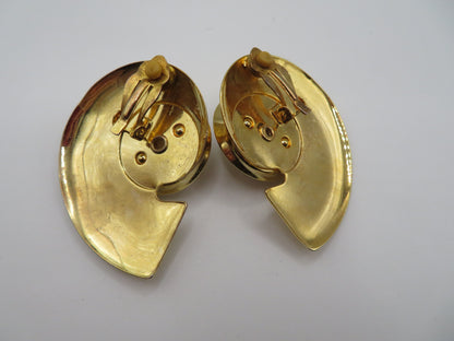Vintage '80s Power Pearl Clip On Earrings