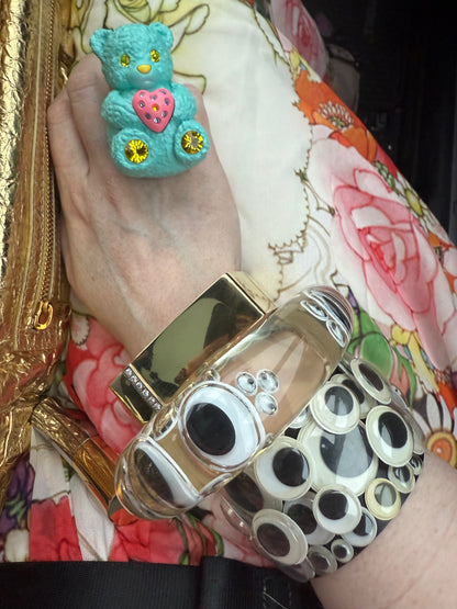 Vintage Googly Eye Bracelet - Iris Apfel Book Piece