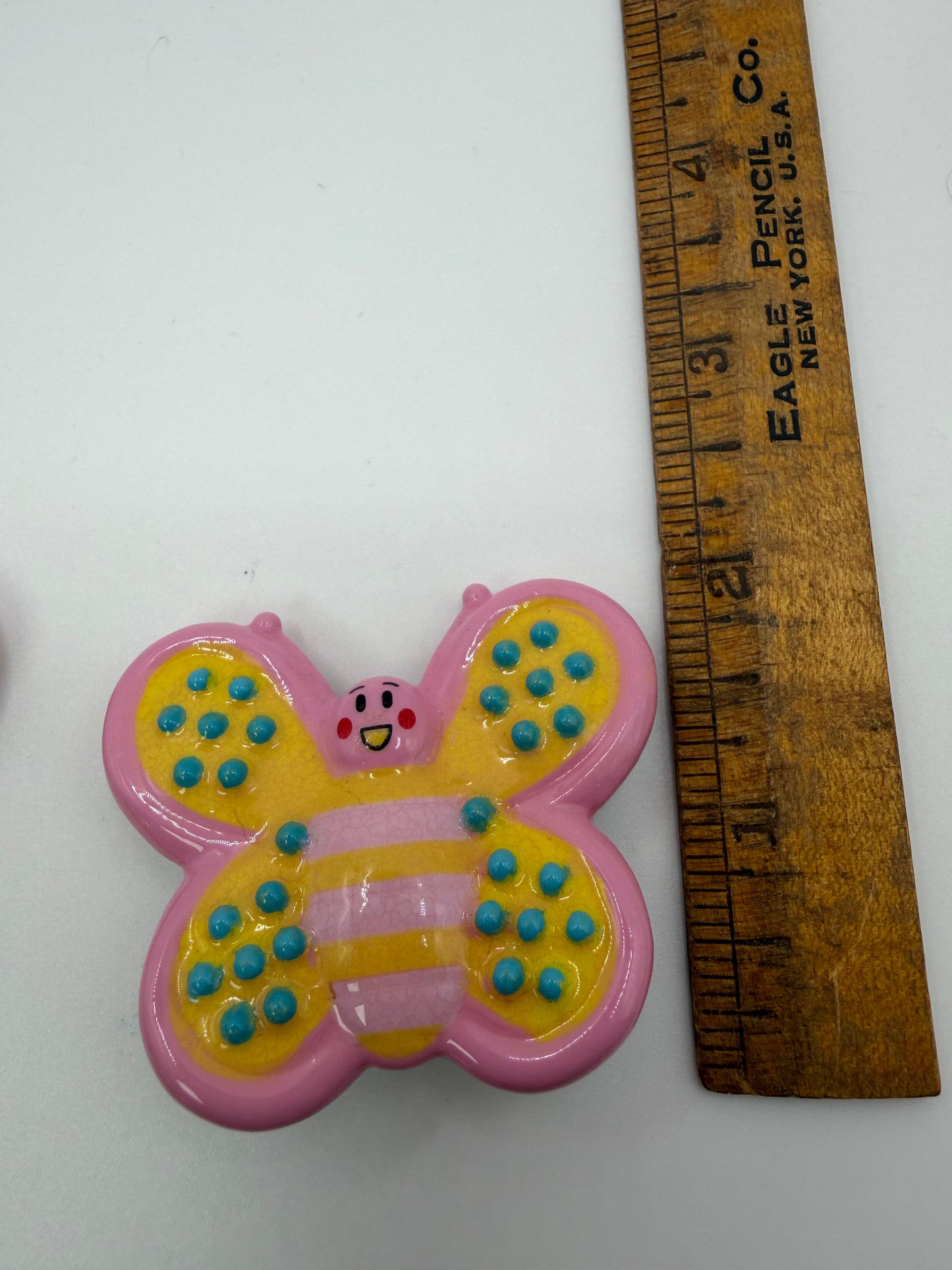 Moschino Oversized Pink Butterfly Clip On Earrings