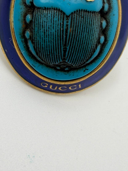 Oversized Gucci Scarab Cocktail Ring