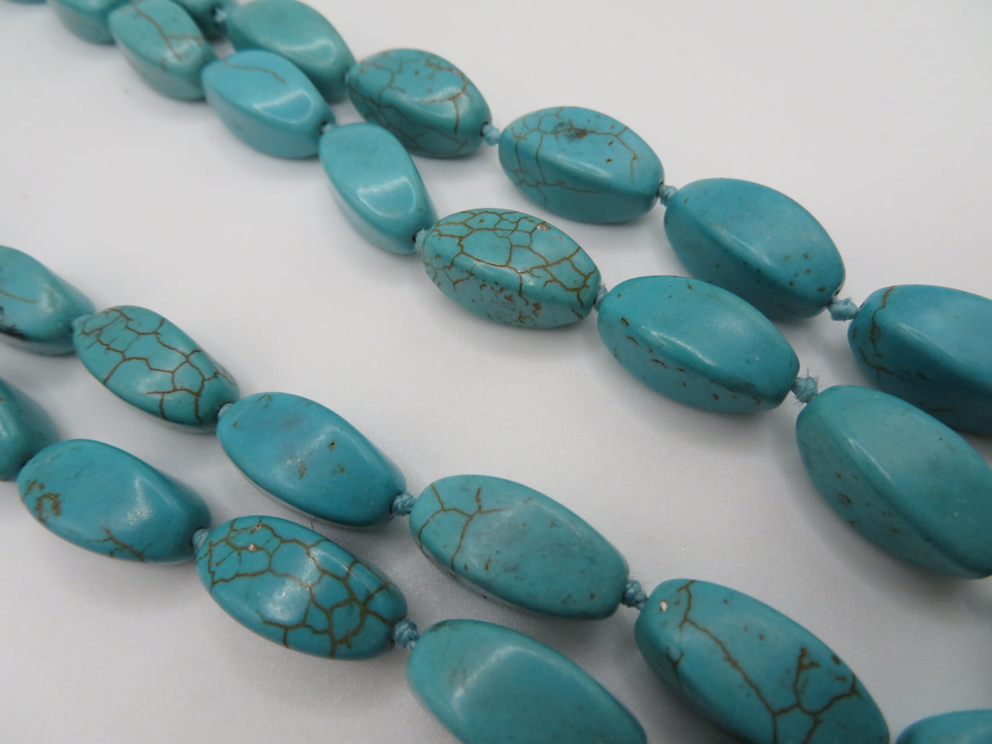 Iris Apfel's Vintage Highly Documented Long Turquoise Bead Strand