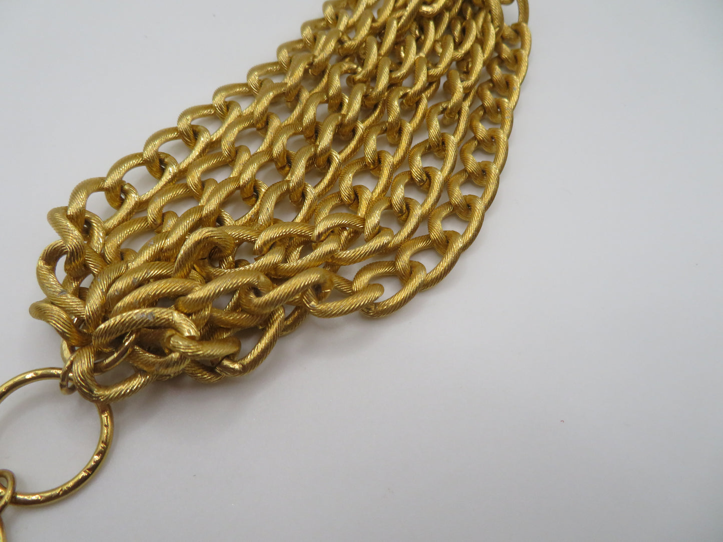 Iris Apfel's Vintage Chunky Gold Multi-Strand Bracelet