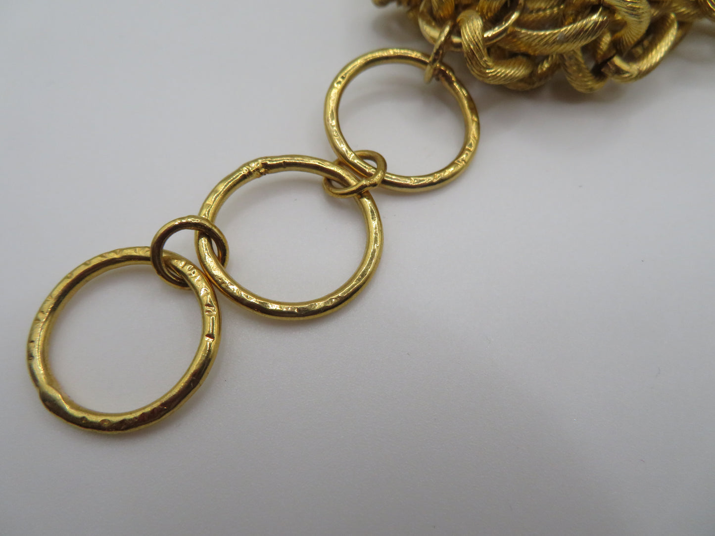 Iris Apfel's Vintage Chunky Gold Multi-Strand Bracelet