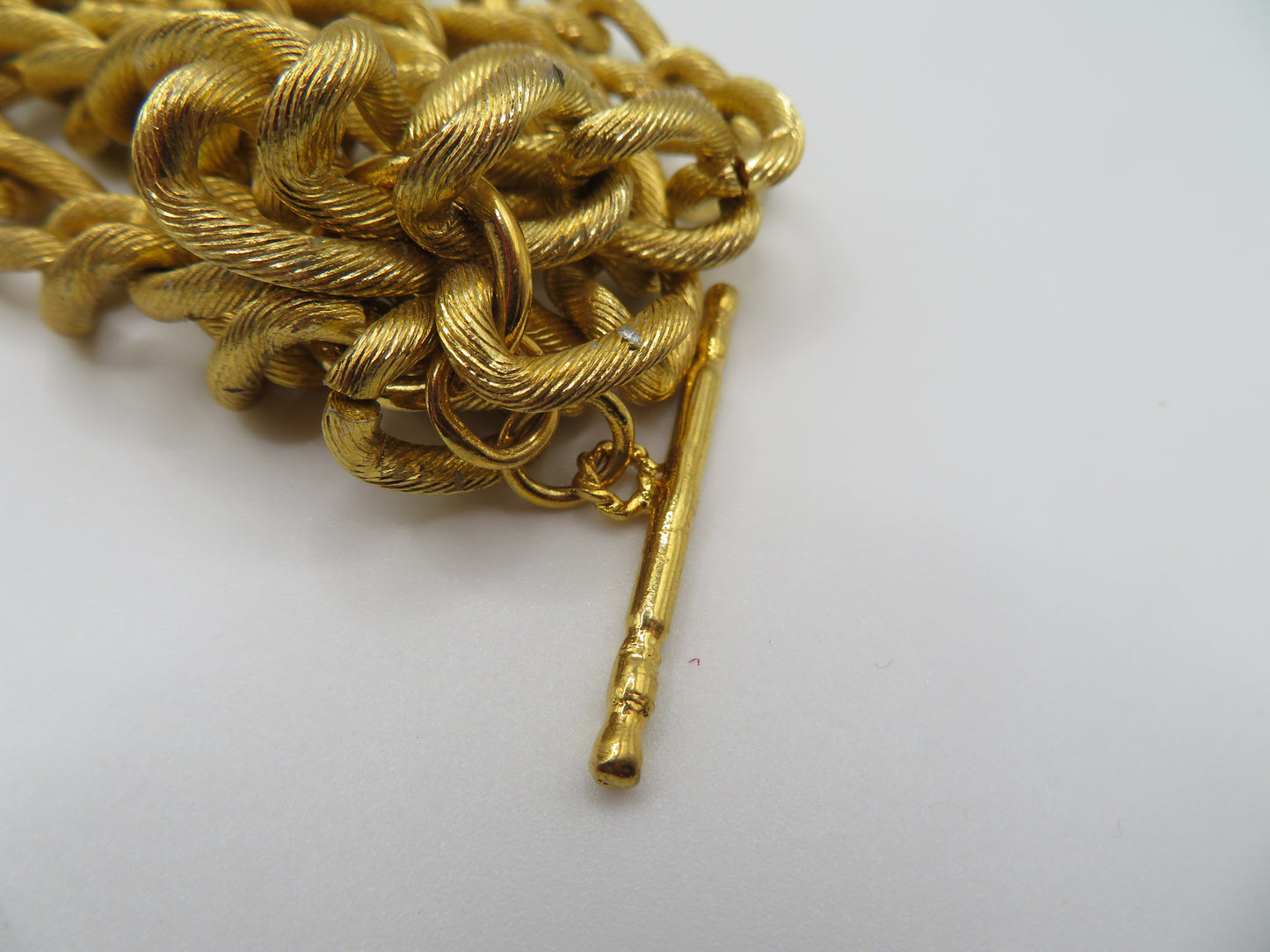 Iris Apfel's Vintage Chunky Gold Multi-Strand Bracelet