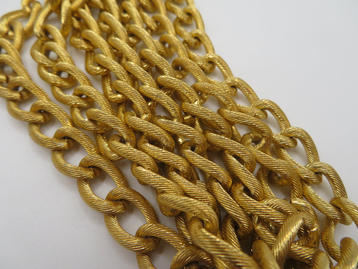 Iris Apfel's Vintage Chunky Gold Multi-Strand Bracelet